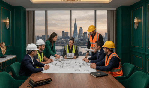 One Team, Better Results with Design and Build Contractors London Experts