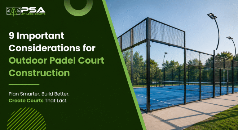 9 Important Considerations for Outdoor Padel Court Construction